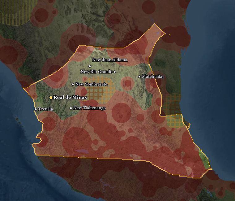 Hidalgo Republic térképe