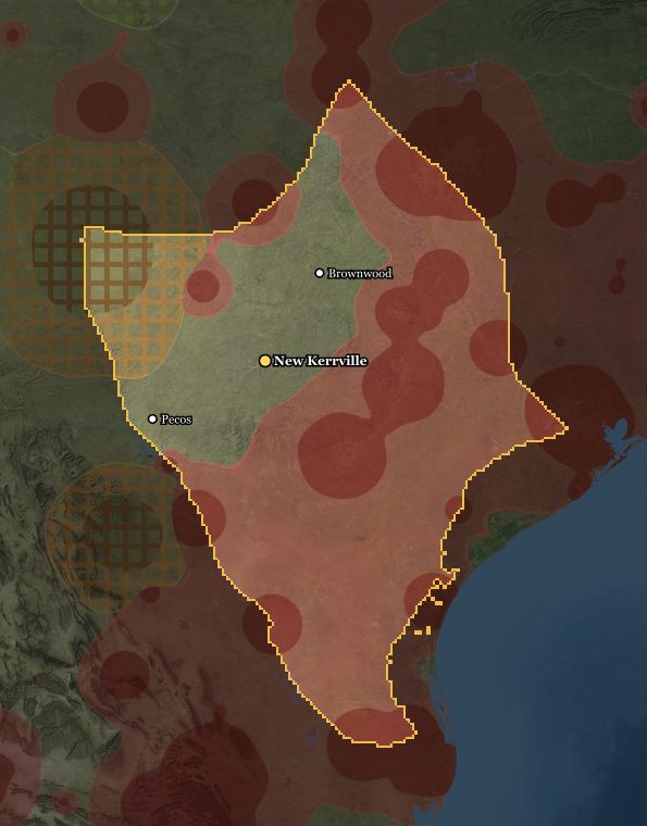 Alamo Republic térképe