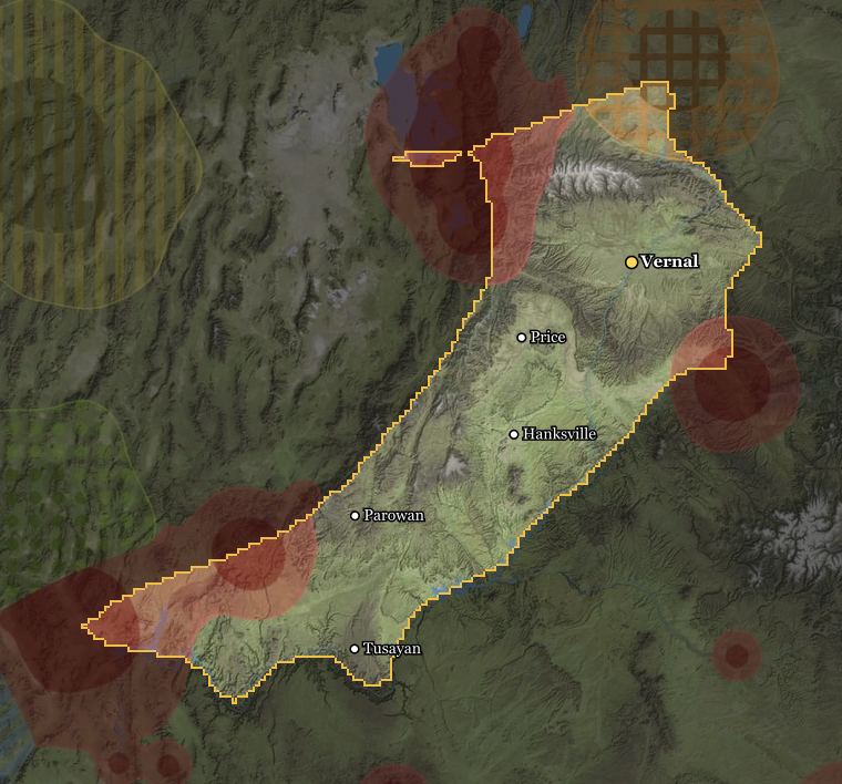 State of Deseret térképe