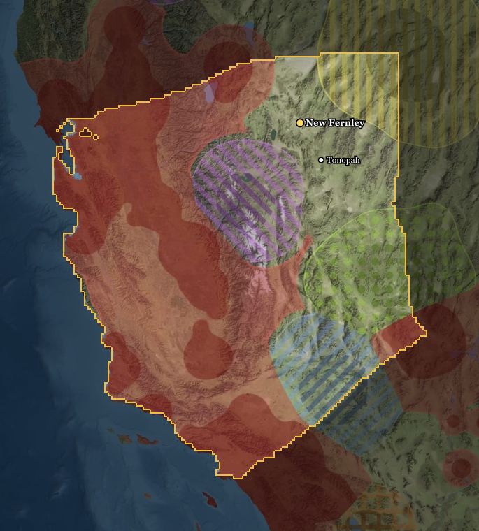 Bear Flag Republic térképe