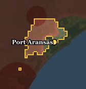 Karankawa Territory térképe